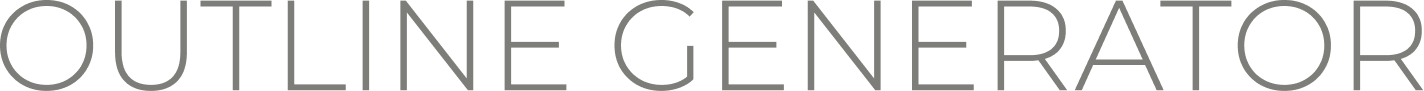 OUTLINE GENERATOR